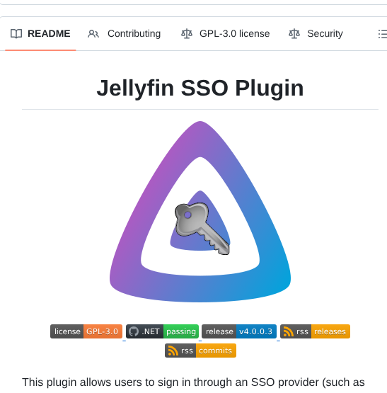9p4 Jellyfin Plugin Sso screenshot