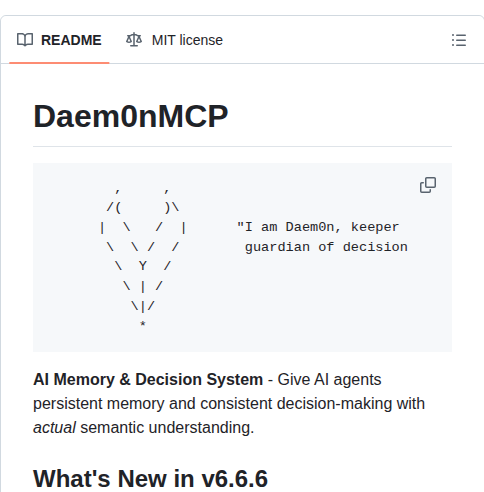 9thlevelsoftware Daem0n Mcp screenshot