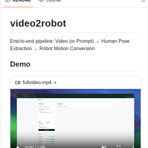 Aim Intelligence Video2robot screenshot