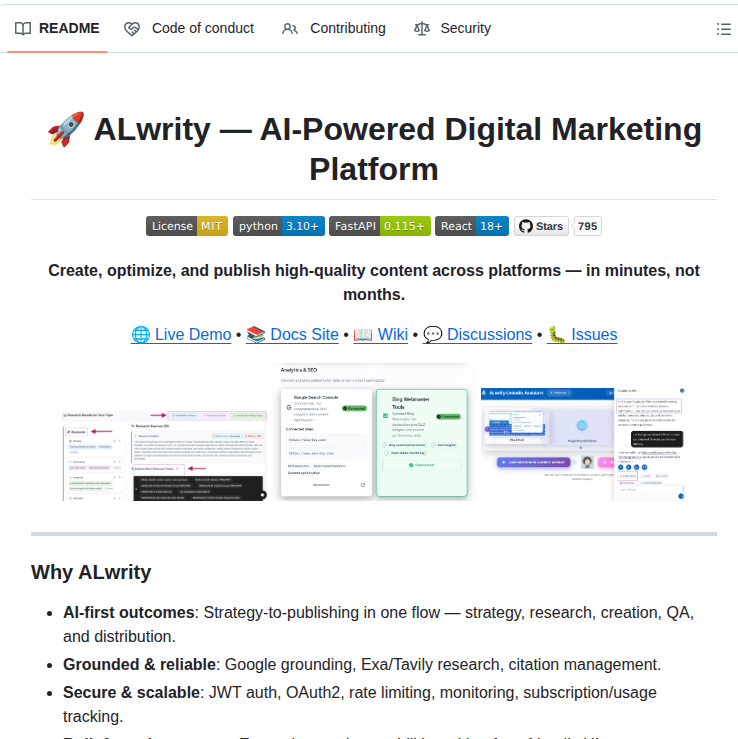 Ajaysi Alwrity screenshot