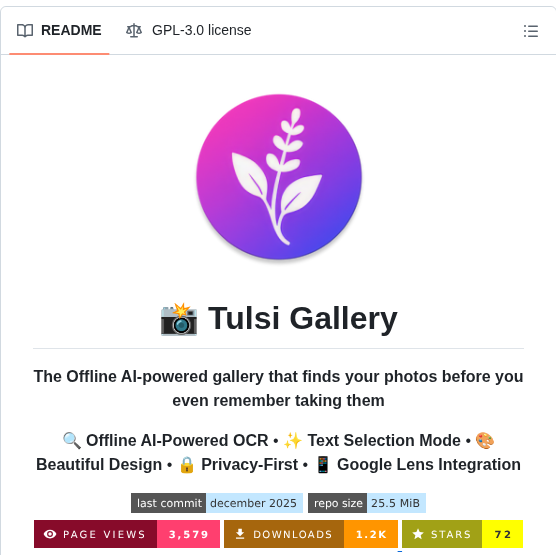 Aks Labs Tulsi screenshot