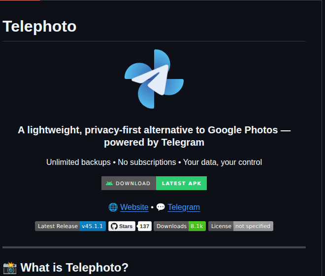 Asrumon Telephoto screenshot