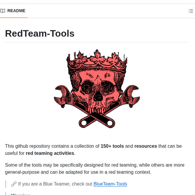 A Poc Redteam Tools screenshot