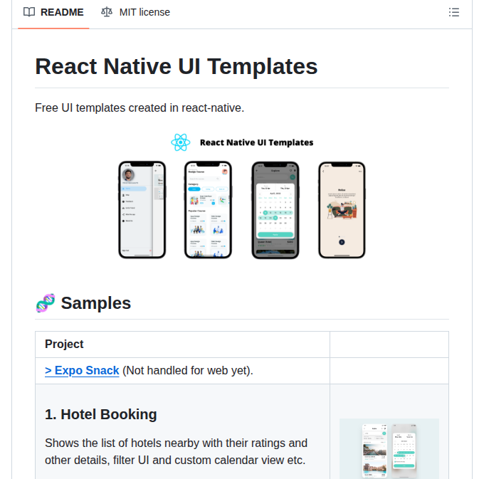 Aashu Dubey React Native Ui Templates screenshot