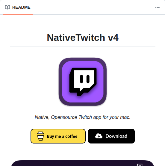 Aayush9029 Nativetwitch screenshot