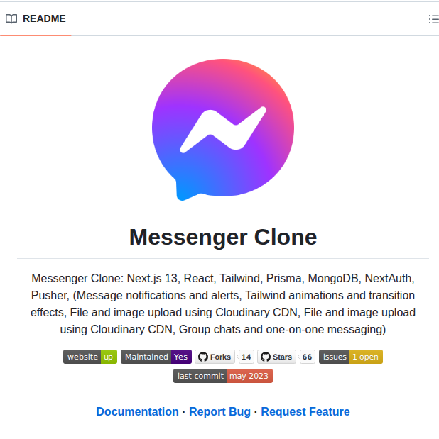 Abdulrahman Sharief Messenger Clone screenshot