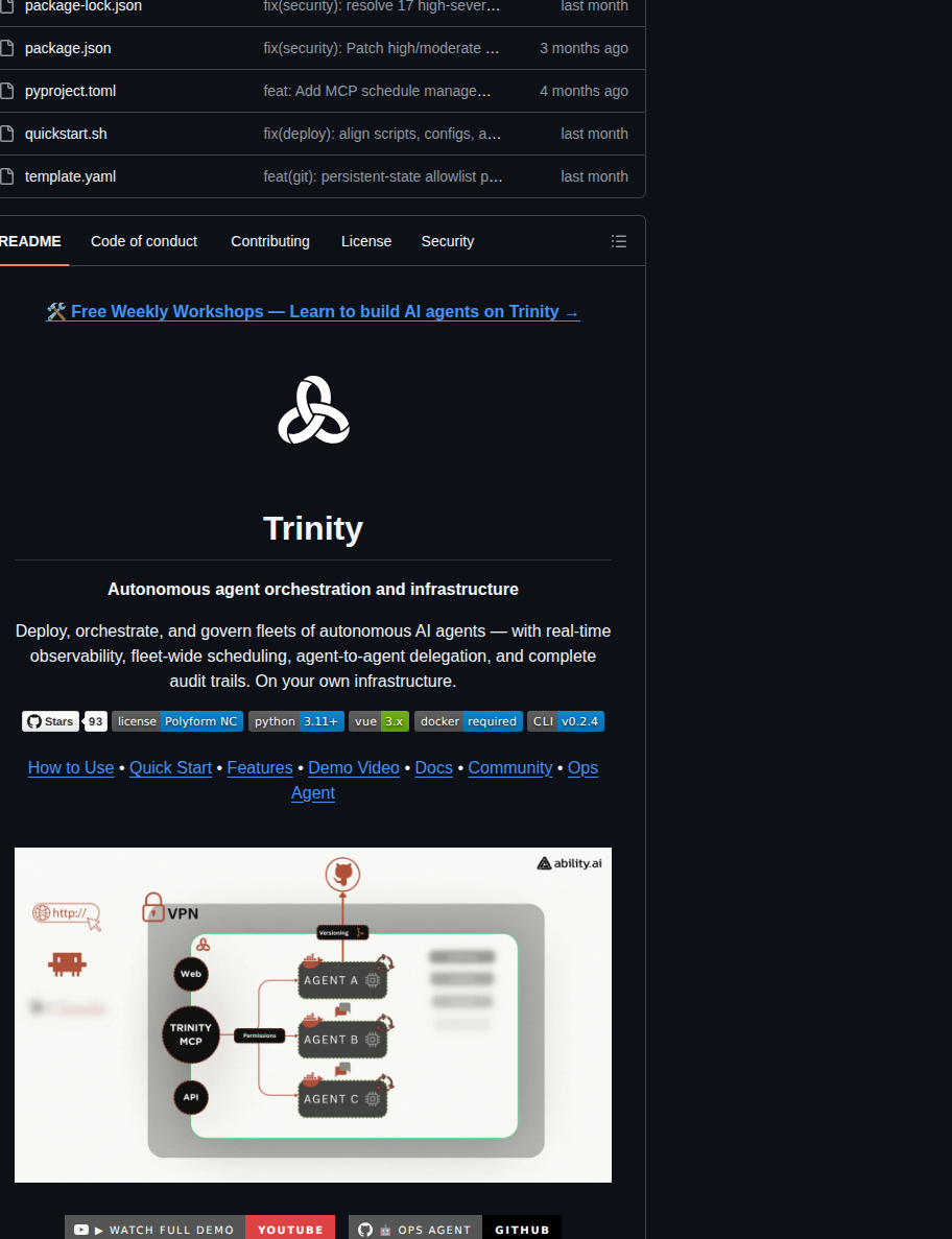 Abilityai Trinity screenshot
