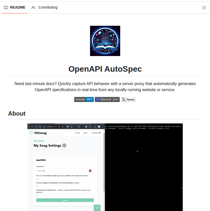 Adawg4 Openapi Autospec screenshot