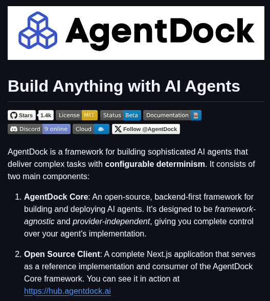 Agentdock Agentdock screenshot