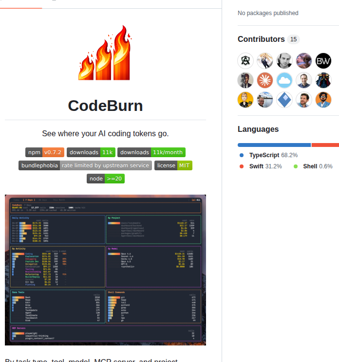 Agentseal Codeburn screenshot