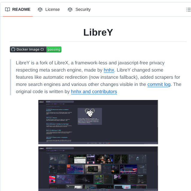 Ahwxorg Librey screenshot