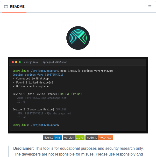 Ajayantoisdev Wasonar screenshot