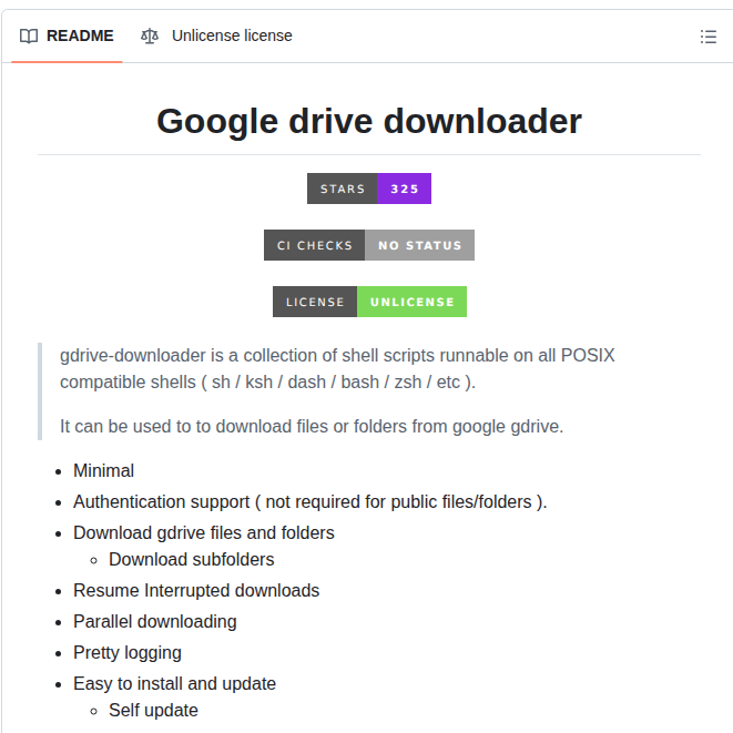 Akianonymus Gdrive Downloader screenshot