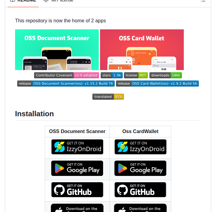 Akylas Oss Documentscanner screenshot