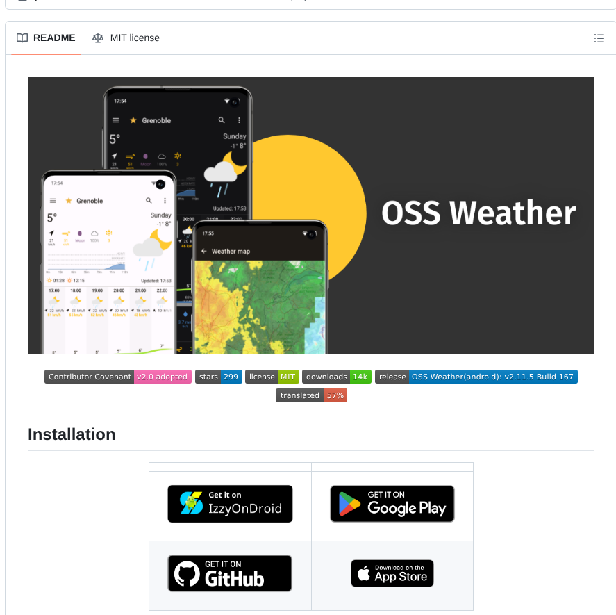 Akylas Oss Weather screenshot