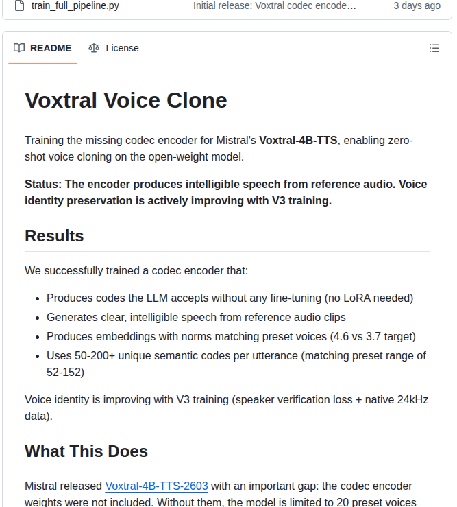 Al0olo Voxtral Voice Clone screenshot
