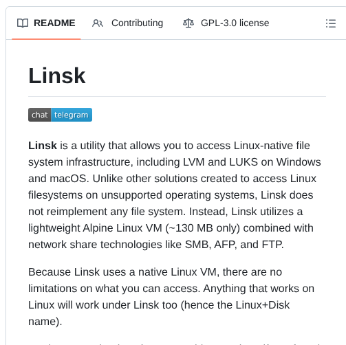Alexssd7 Linsk screenshot