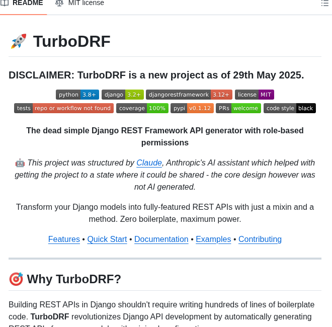 Alexandercollins Turbodrf screenshot