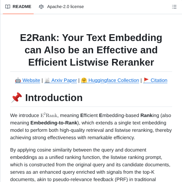 Alibaba Nlp E2rank screenshot