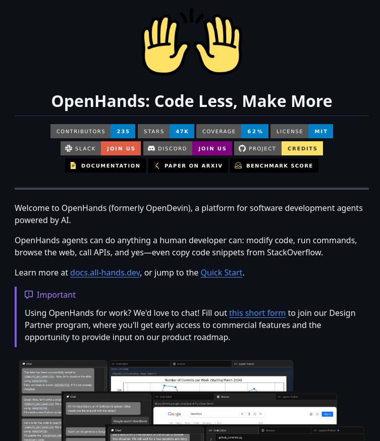 All Hands Ai Openhands screenshot