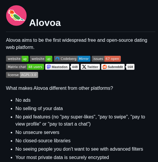 Alovoa Alovoa screenshot