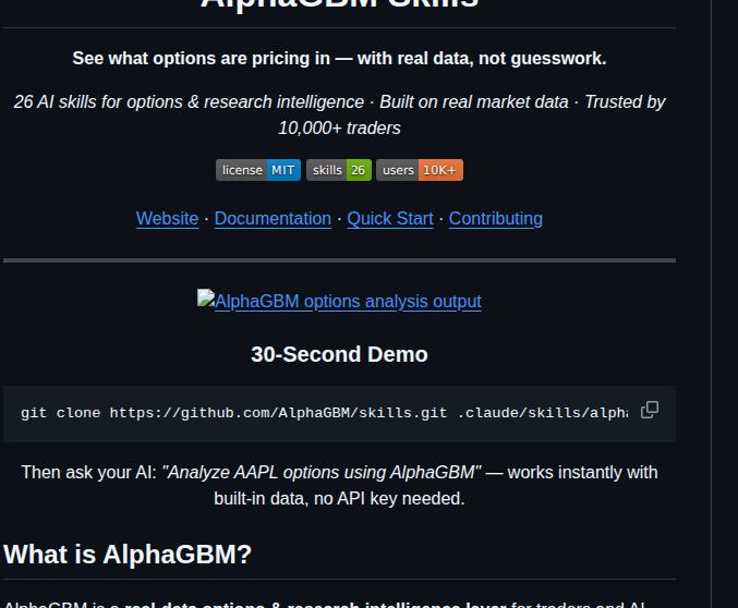 Alphagbm Skills screenshot