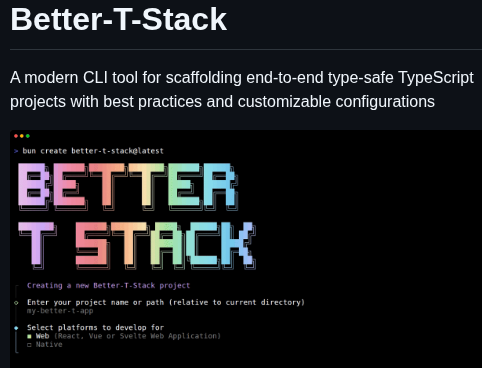 Amanvarshney01 Create Better T Stack screenshot