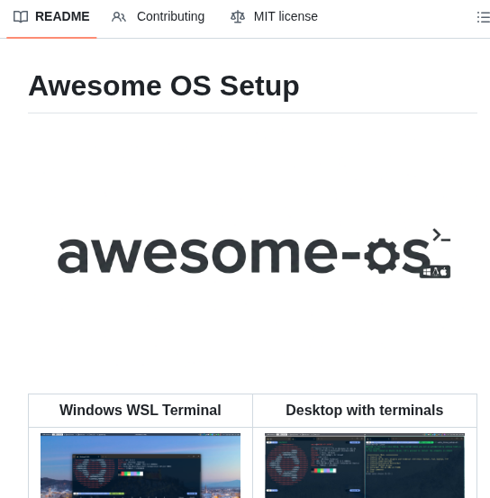 Aminedjeghri Awesome Os Setup screenshot