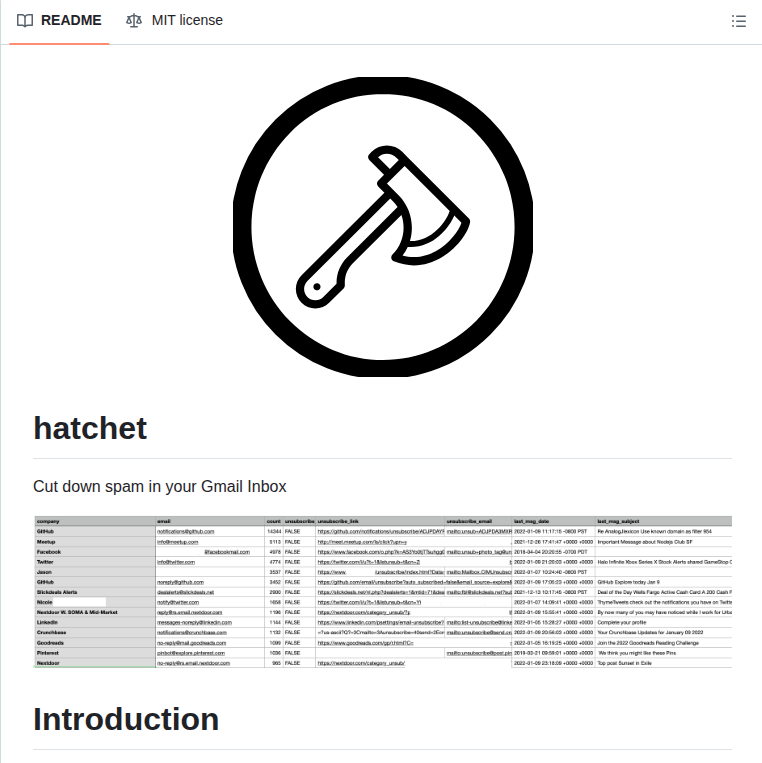 Analogj Hatchet screenshot