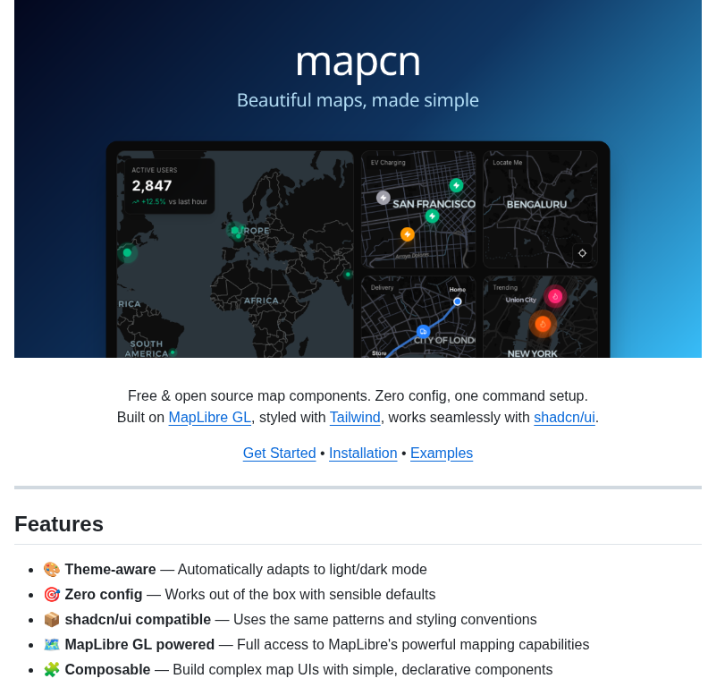 Anmolsaini16 Mapcn screenshot