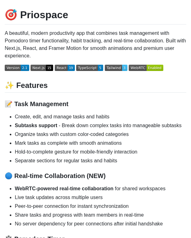 Anoyrc Priospace screenshot