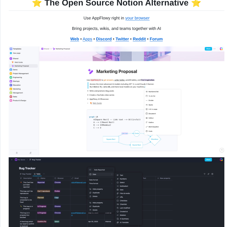 Appflowy Io Appflowy Web screenshot