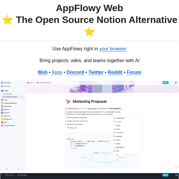Appflowy Io Appflowy Web screenshot