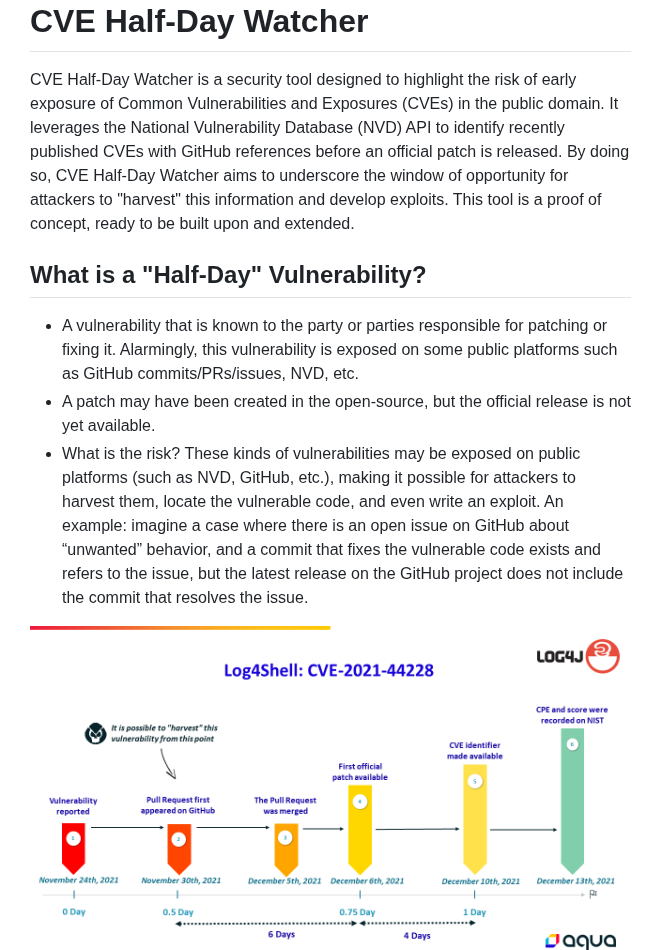 Aqua Nautilus Cve Half Day Watcher screenshot