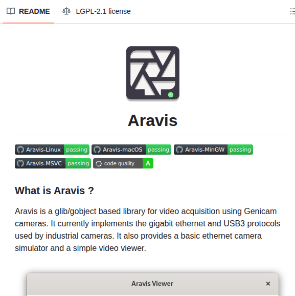 Aravisproject Aravis screenshot