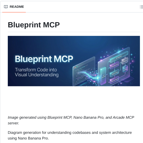 Arcadeai Blueprint Mcp screenshot