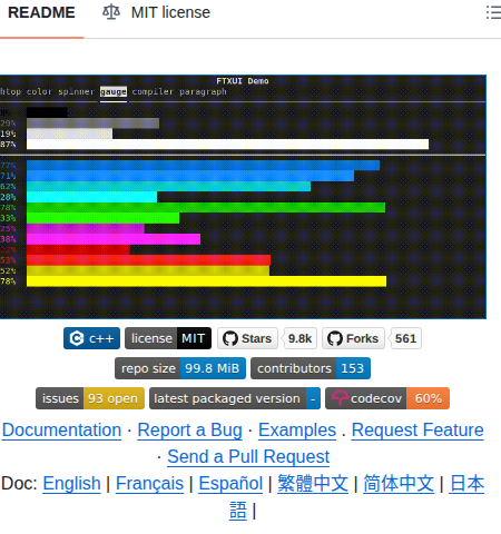 Arthursonzogni Ftxui screenshot