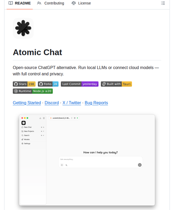 Atomicbot Ai Atomic Chat screenshot