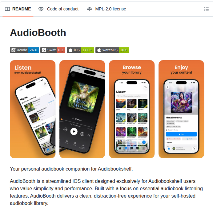 Audiobooth Audiobooth screenshot