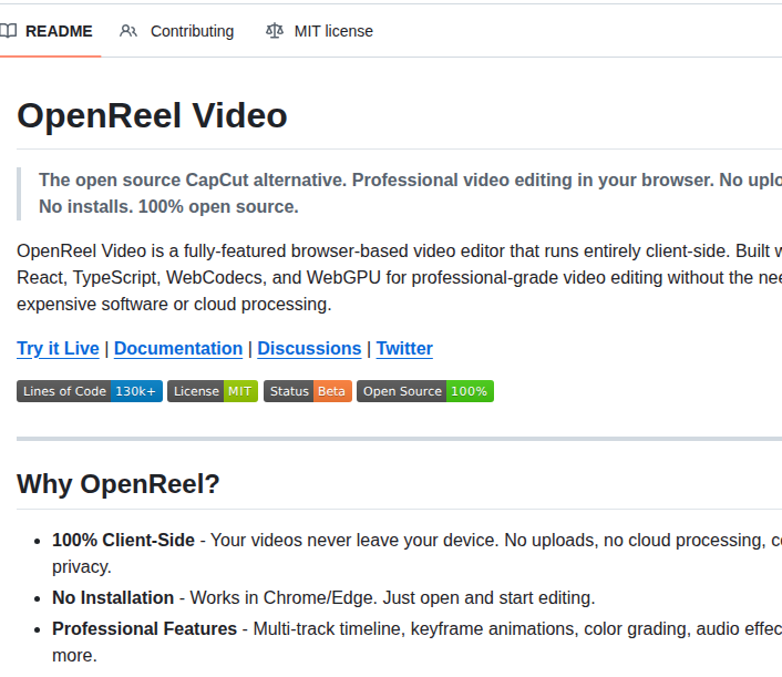 Augani Openreel Video screenshot