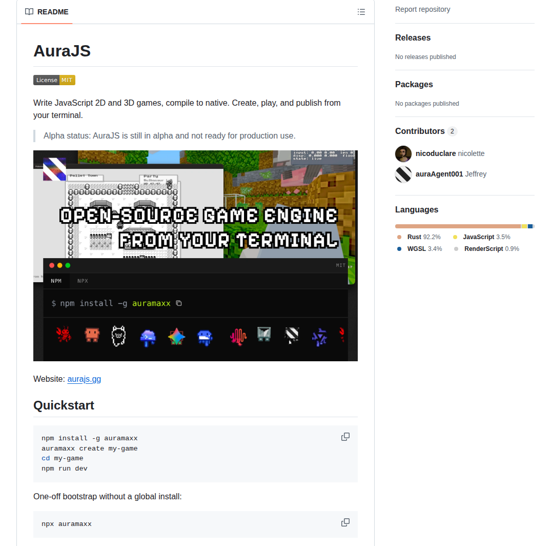 Aura Industry Auramaxx screenshot