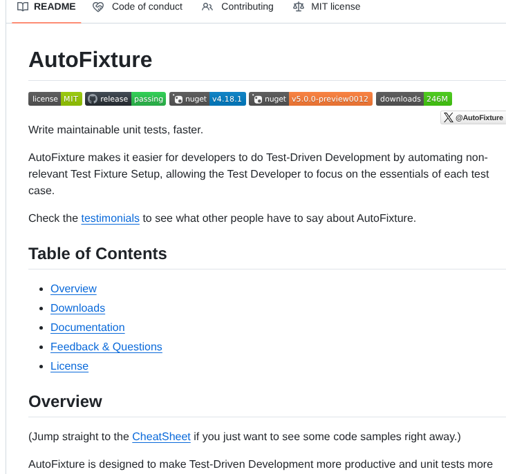Autofixture Autofixture screenshot