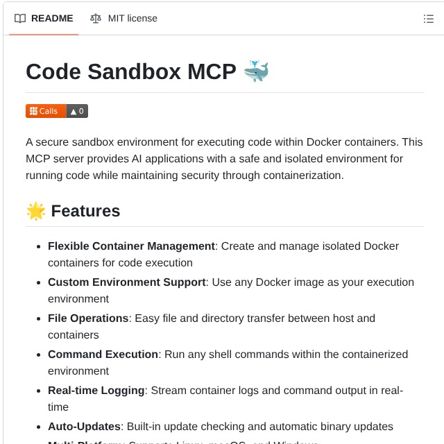 Automata Labs Team Code Sandbox Mcp screenshot