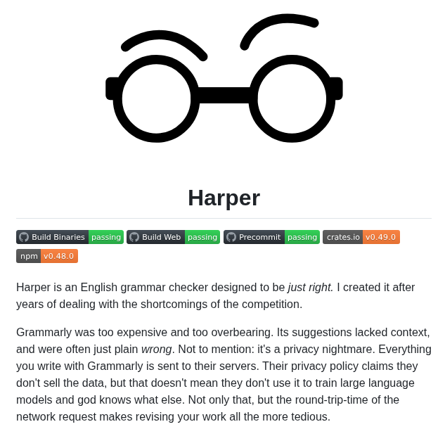 Automattic Harper screenshot