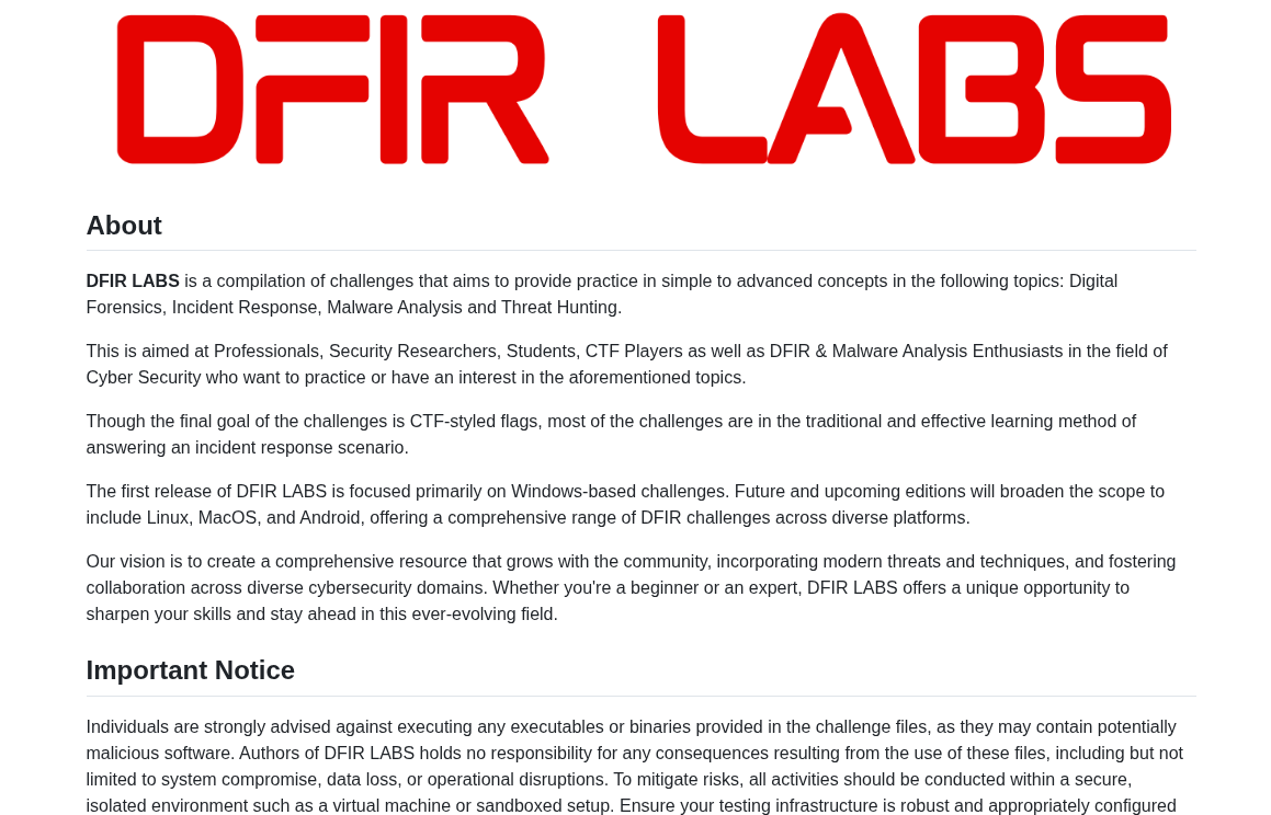 Azr43lkn1ght Dfir Labs screenshot