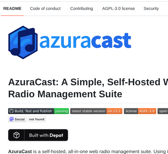 Azuracast Azuracast screenshot