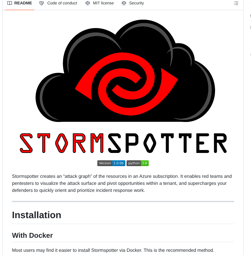 Azure Stormspotter screenshot