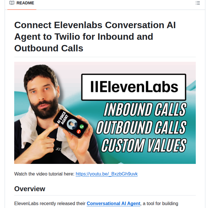 Barty Bart Elevenlabs Twilio Ai Caller screenshot