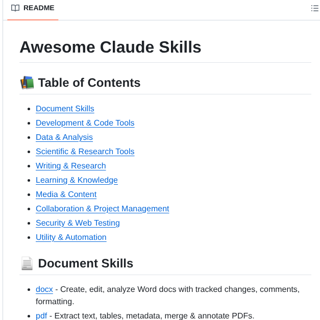 Behisecc Awesome Claude Skills screenshot