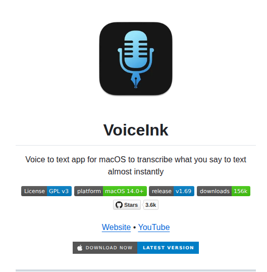 Beingpax Voiceink screenshot
